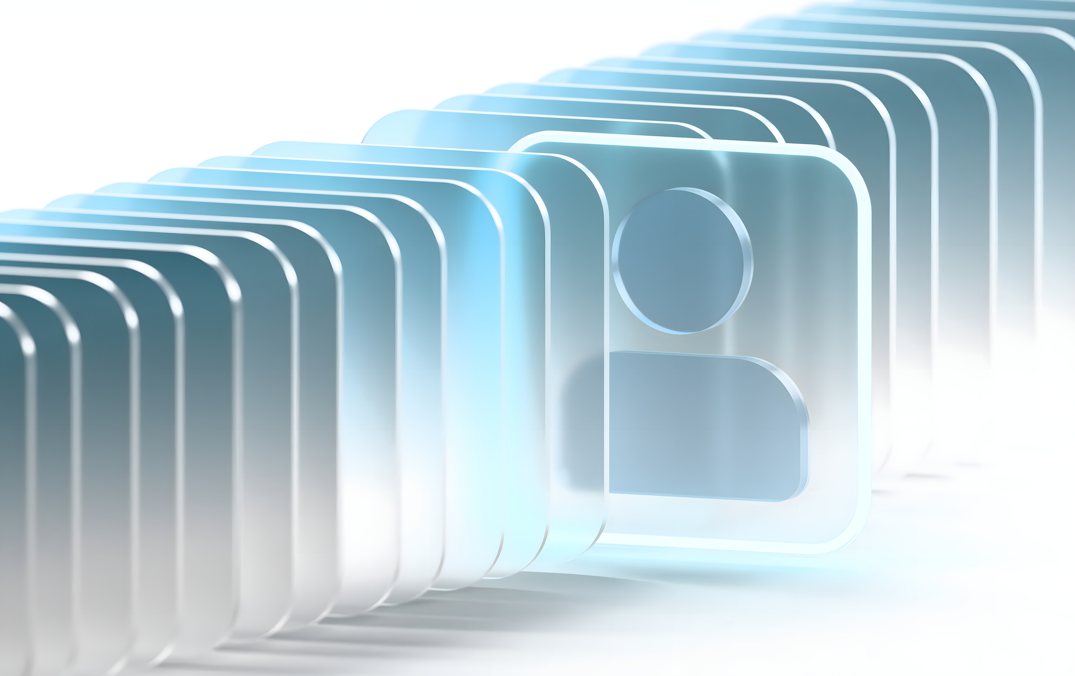 abstract image of a title with a person on it